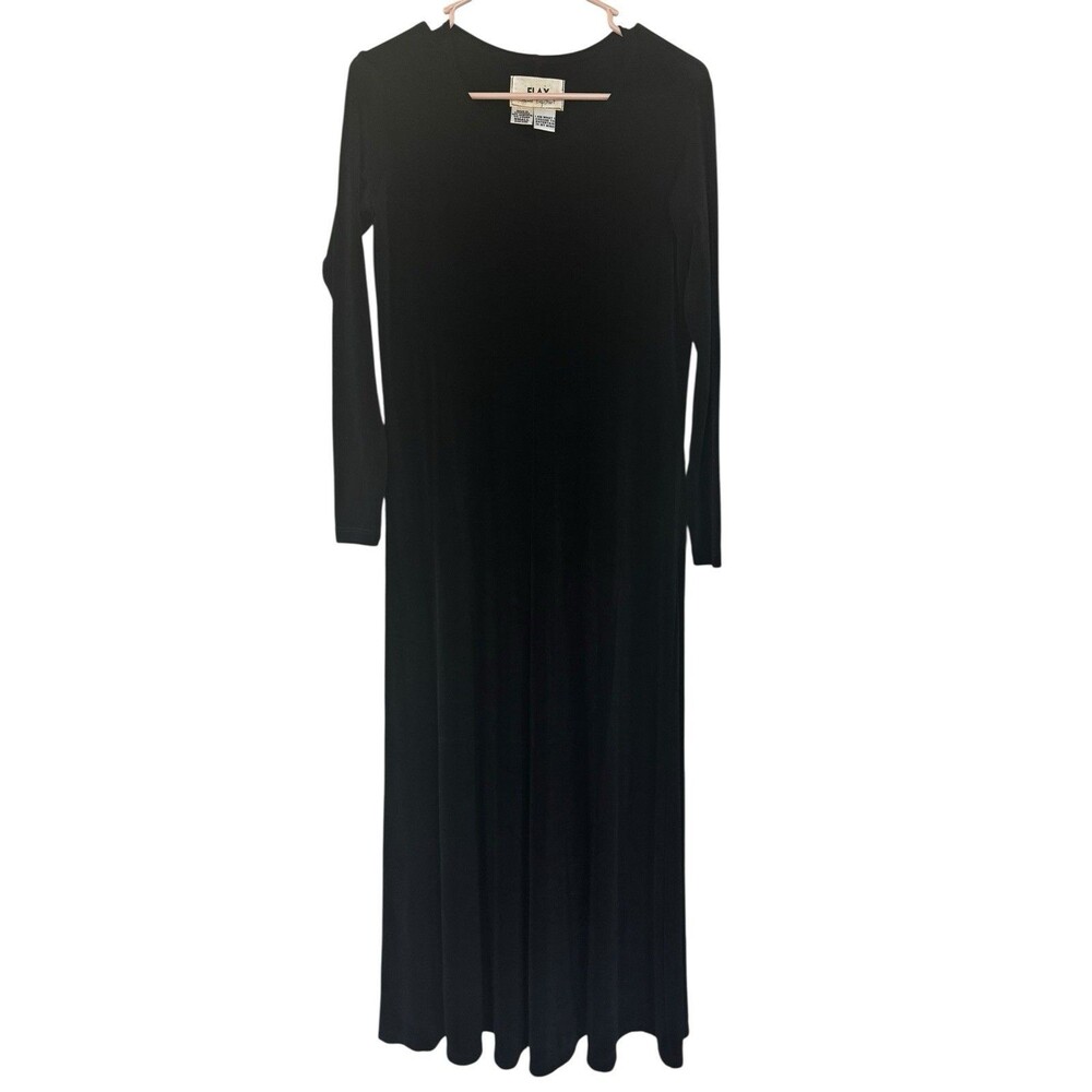 Vintage Flax by Jeanne Engelhart Maxi Dress Small Witchy Gothic Whimsigoth Sheer